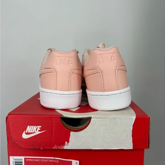 Nike Women’s Court Royale Washed Coral Tennis Shoes Size 6.5 - Picture 2 of 5